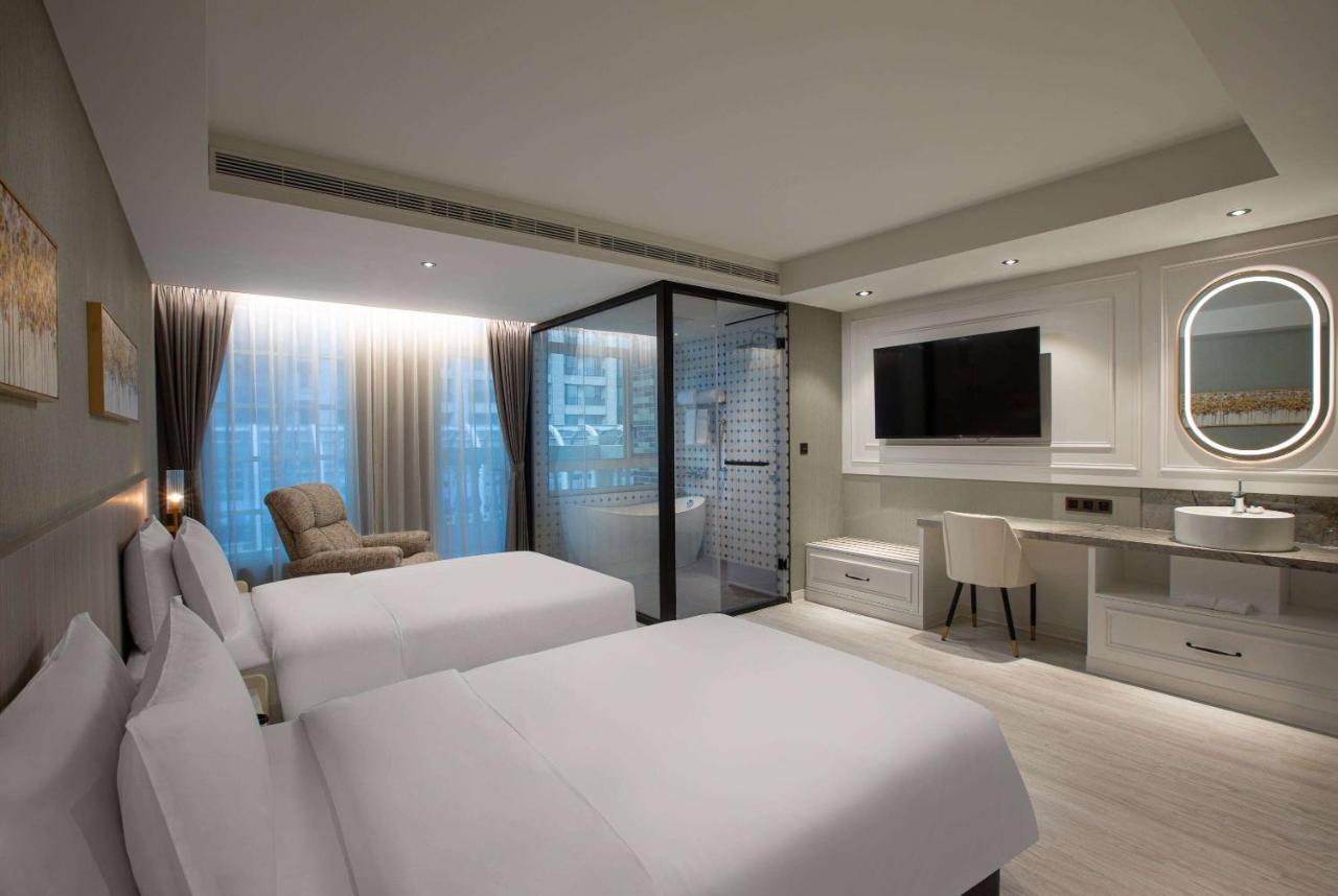 Tryp By Wyndham New Taipei Linkou 新北林口爵怡溫德姆酒店機場捷運mrta9林口站 Bagian luar foto