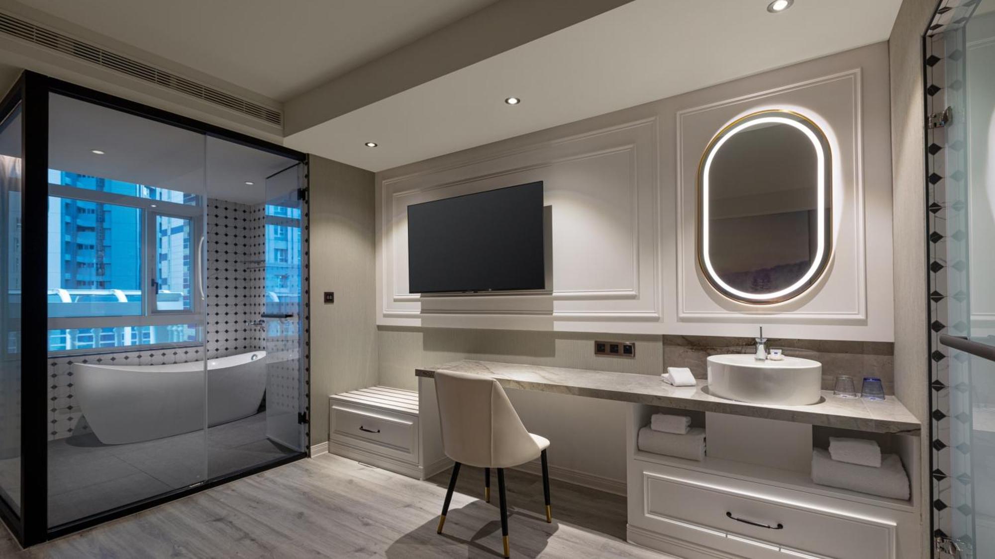 Tryp By Wyndham New Taipei Linkou 新北林口爵怡溫德姆酒店機場捷運mrta9林口站 Bagian luar foto